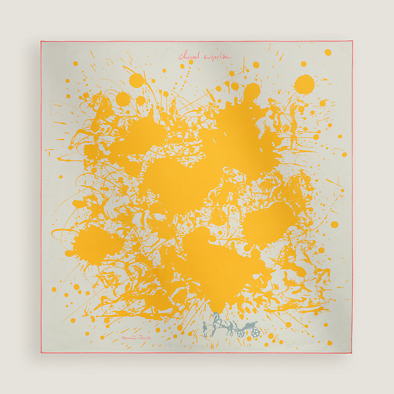 カレ ダブルフェイス90 《思いがけない馬》 | Hermès - エルメス-公式